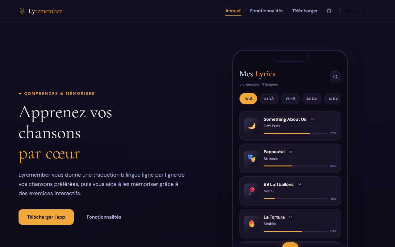 Lyremember project image